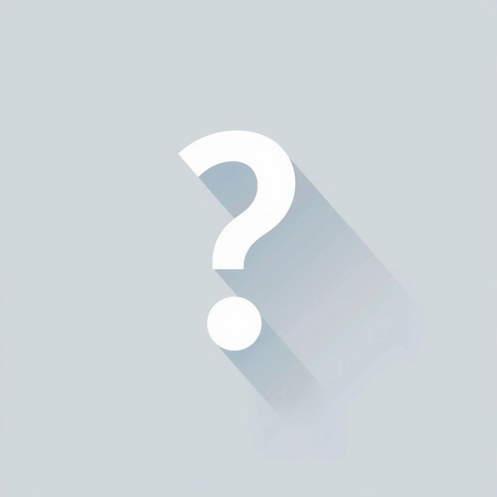 Icono de signo de interrogación en estilo moderno