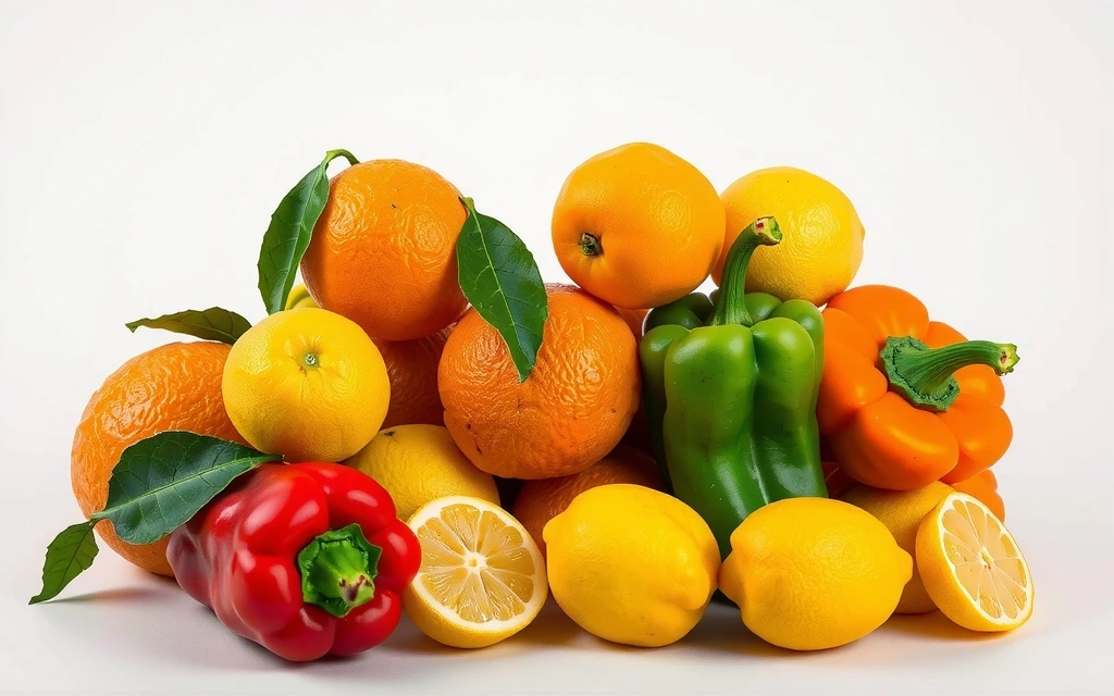 Cítricos y pimientos